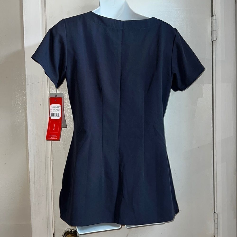 GREYS ANATOMY Signature 2 Welt Pocket V-Neck Scrub Top-XS NWT - Picture 5 of 10